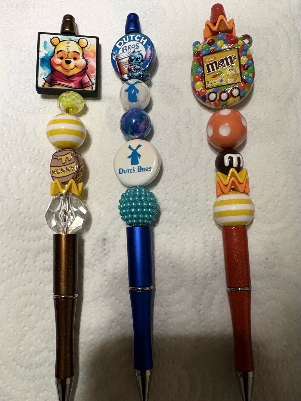 Kids Beaded Character Pen — Multicolor Decorative Accessory